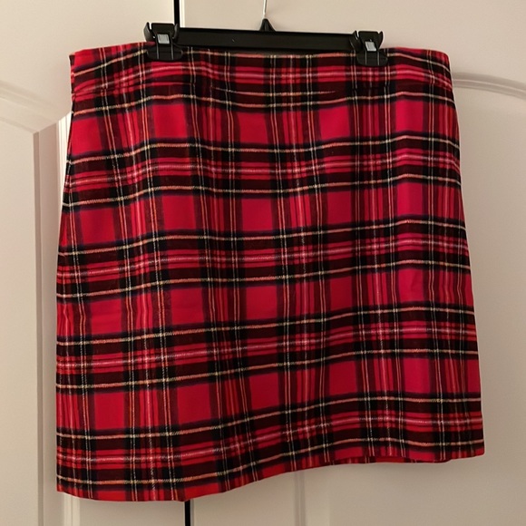NEW j.crew factory Tartan A-line skirt - Picture 14 of 15